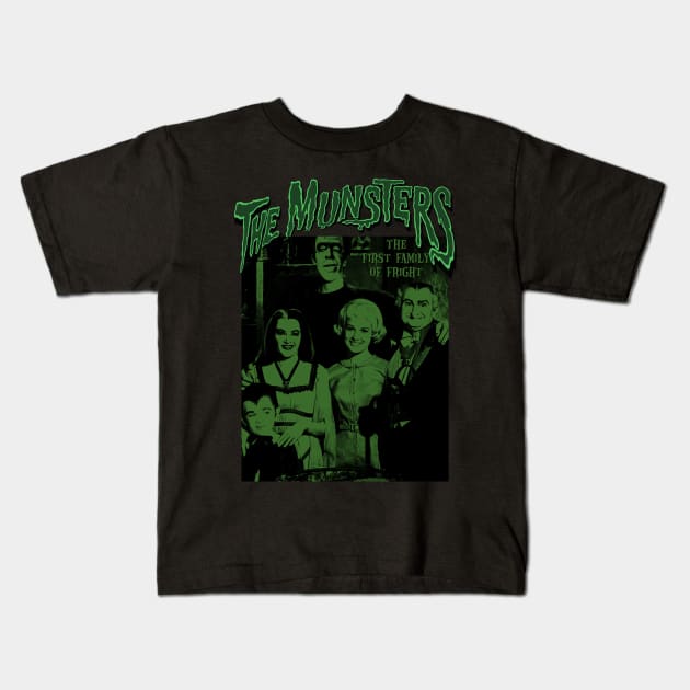 The Munsters (Version 2) Kids T-Shirt by The Dark Vestiary